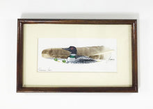 Load image into Gallery viewer, Bird Art on Feathers | Framed
