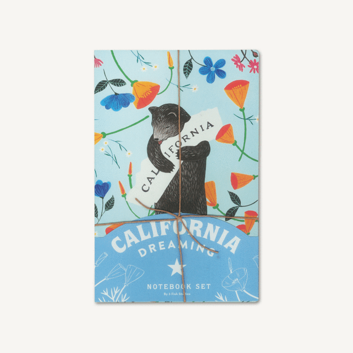 California Dreaming Notebook Set | Set of 2 | 1 Lined + 1 Unlined