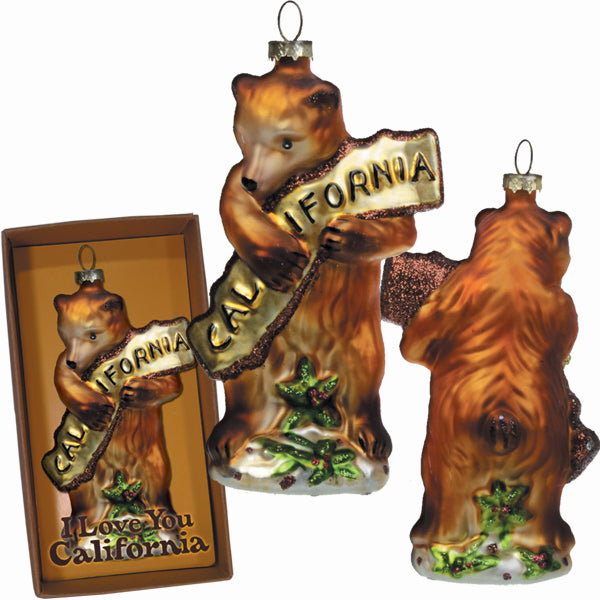 Ornament | CA Bear Hug | SF Mercantile